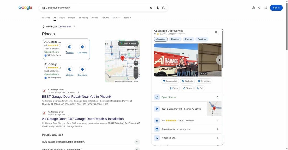 Google testa mudança de layout no painel de conhecimento local da Busca
