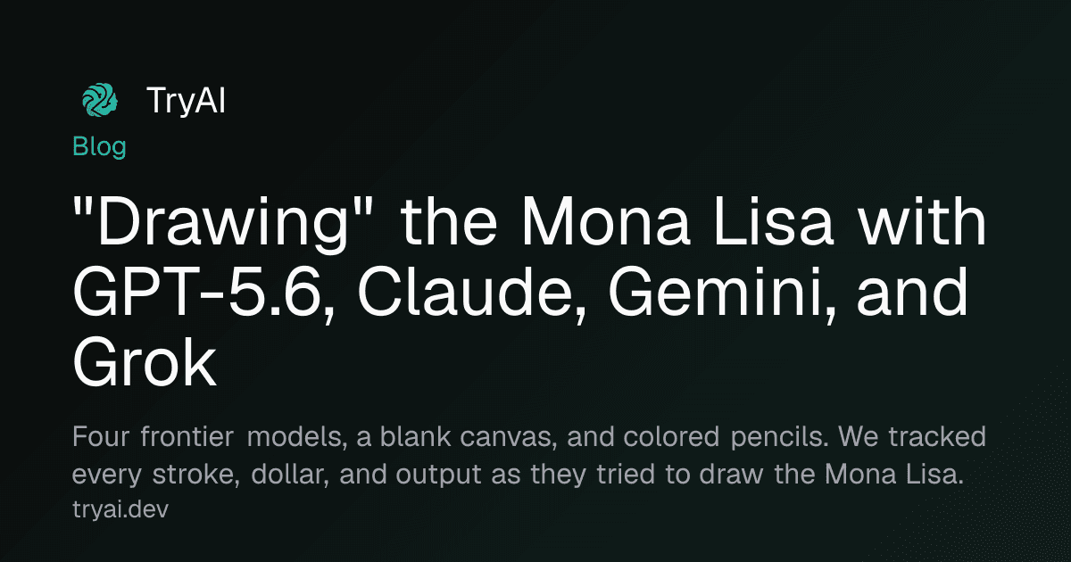 IA no pincel: GPT-5.6 se destaca ao "desenhar" a Mona Lisa e A Noite Estrelada