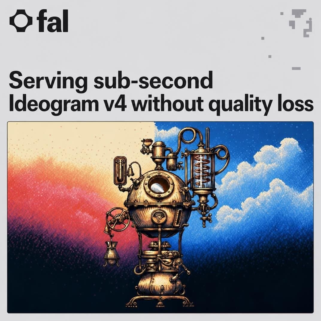 Ideogram v4 alcança geração de imagens sub-segundo sem perda de qualidade
