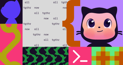 Decorative header with Mona and coding imagery.