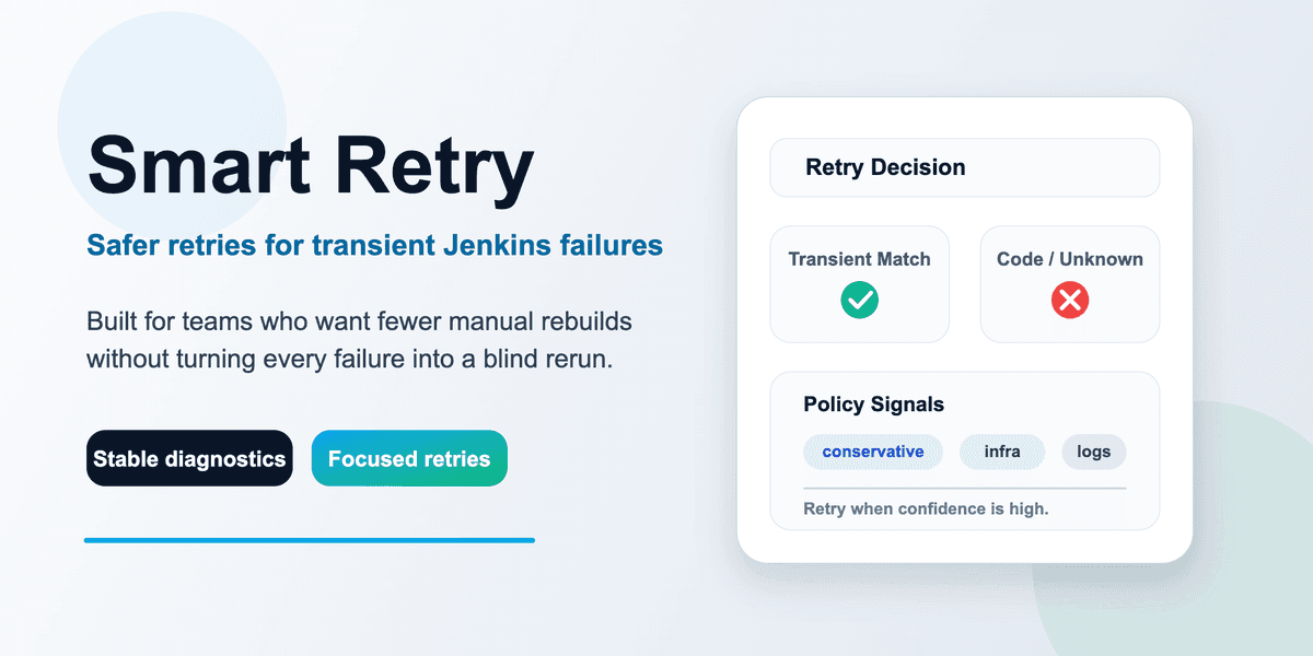 Jenkins introduz Smart Retry para lidar com falhas transitórias em pipelines