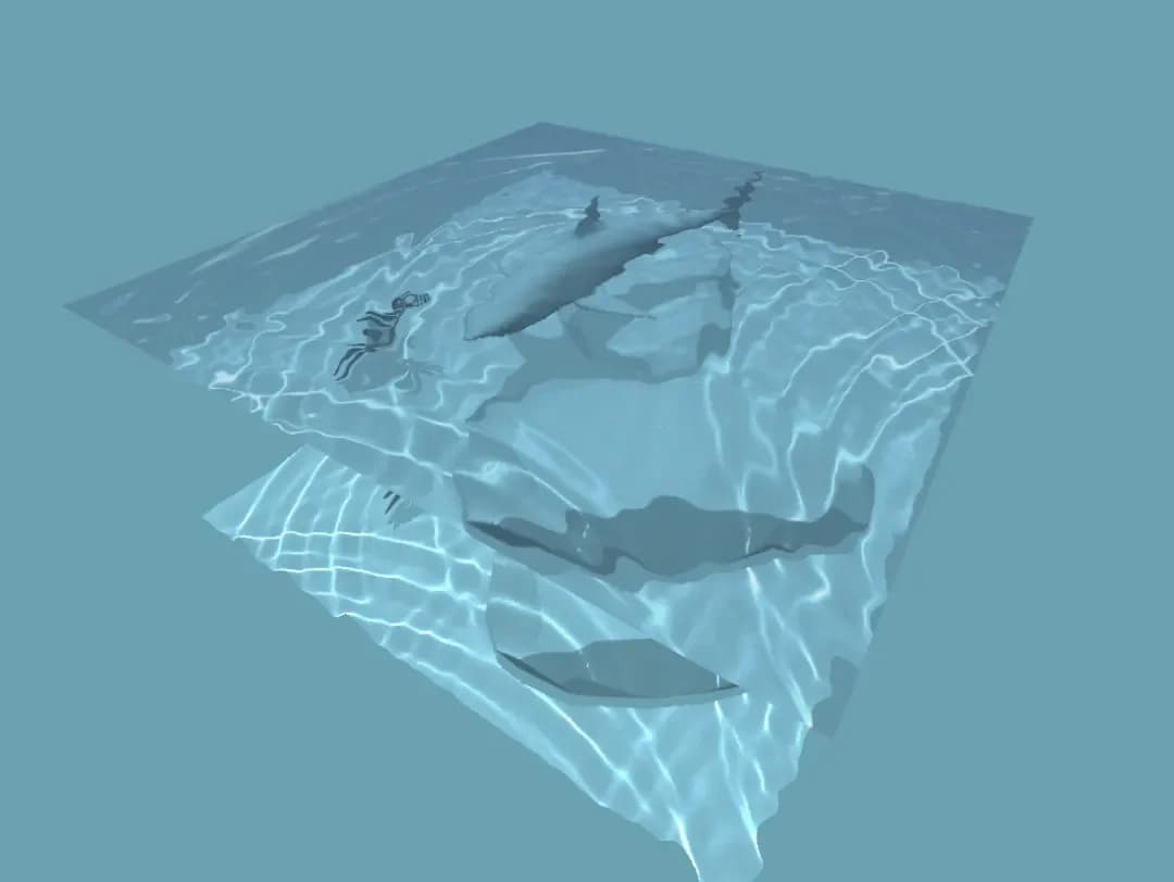 Real-time rendering of water caustics