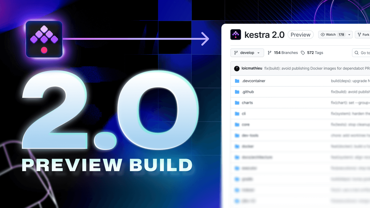 Kestra 2.0 apresenta release candidates com nova engine de execução e reformulação da UI