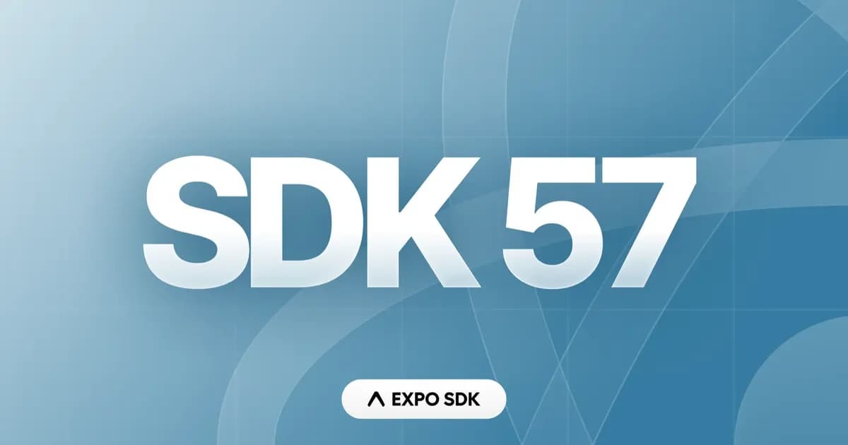 Lançamento do Expo SDK 57 traz atualização para React Native 0.86 e novo ritmo de atualizações