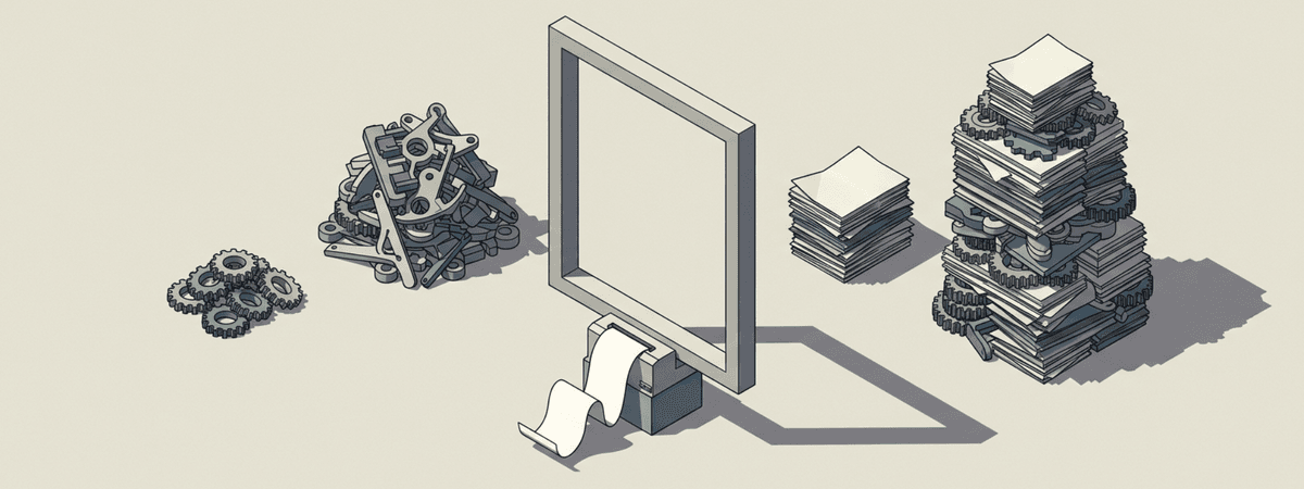 The complexity never left the building. It changed hands, and nothing printed a receipt.