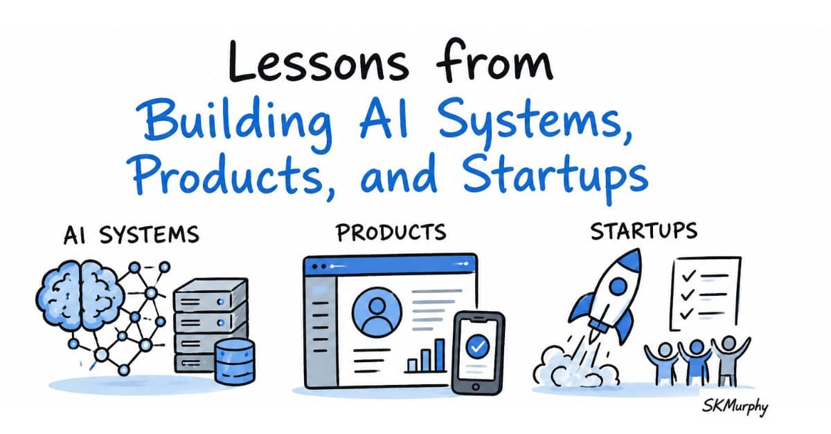 Lições na construção de sistemas, produtos e startups de IA, por Irina Calciu