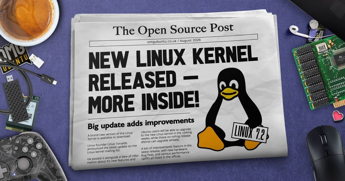 Linux 7.2 introduz agendamento com reconhecimento de cache e melhorias no ext4