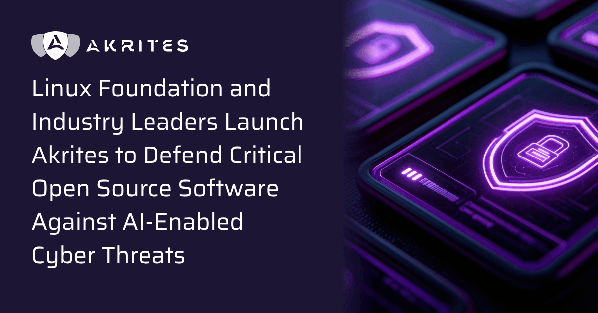 Linux Foundation e líderes do setor lançam Akrites para defender software open source crítico contra ameaças cibernéticas baseadas em IA