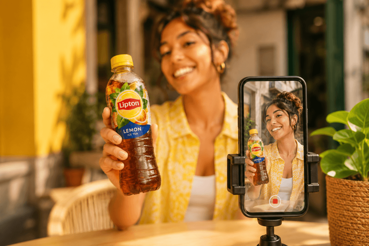 Lipton transforma creators locais em sua operação social