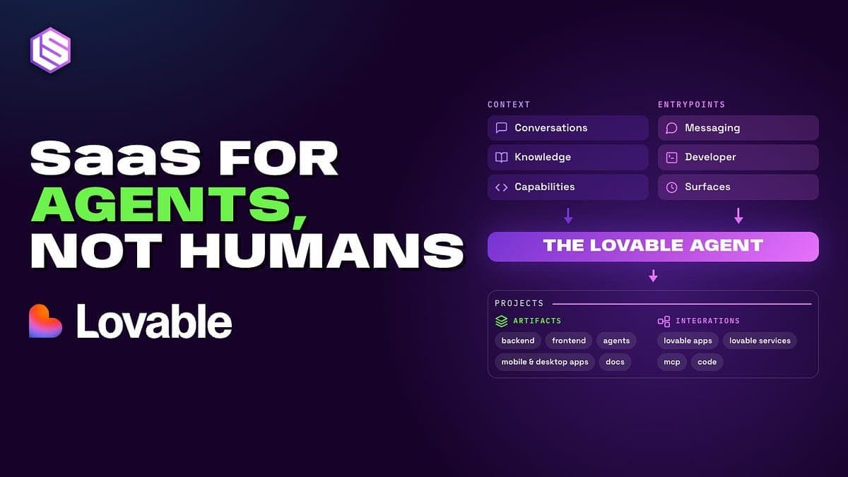 Lovable CTO: O Futuro do SaaS São Aplicativos Utilizáveis por Agentes IA