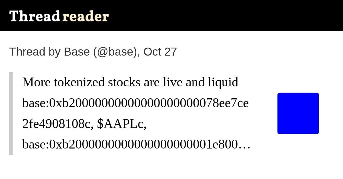 Mais ações tokenizadas já estão ativas e com liquidez na Base