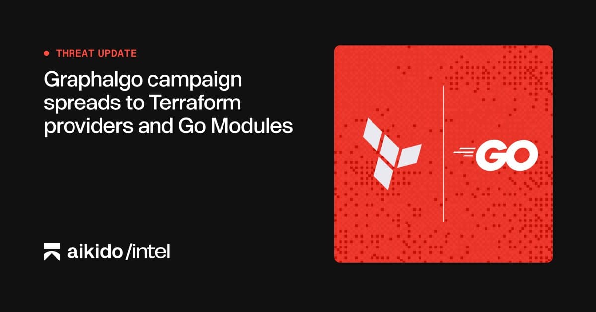 Malware Graphalgo se espalha para provedores Terraform e módulos Go