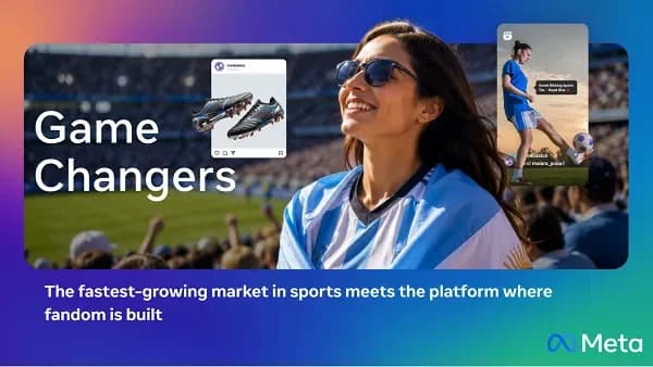 Meta destaca o crescimento e as oportunidades de marca nos esportes femininos