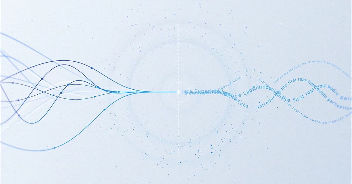 Meta lança Muse Voice Transcribe, seu primeiro modelo de percepção de áudio em tempo real