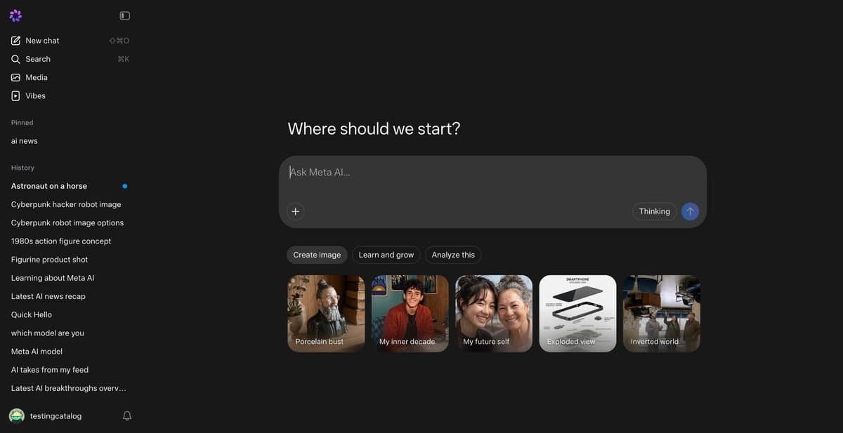 Meta expande acesso ao Muse Image em seus aplicativos e antecipa o Muse Video