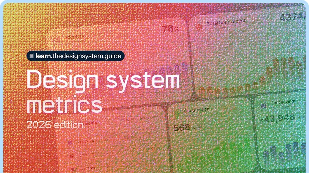 Metade das minhas métricas de design system já não funciona