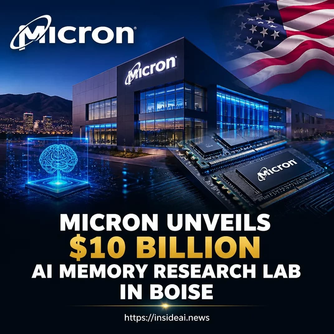Micron Anuncia Investimento de US$10 Bilhões em Pesquisa de Memória para IA