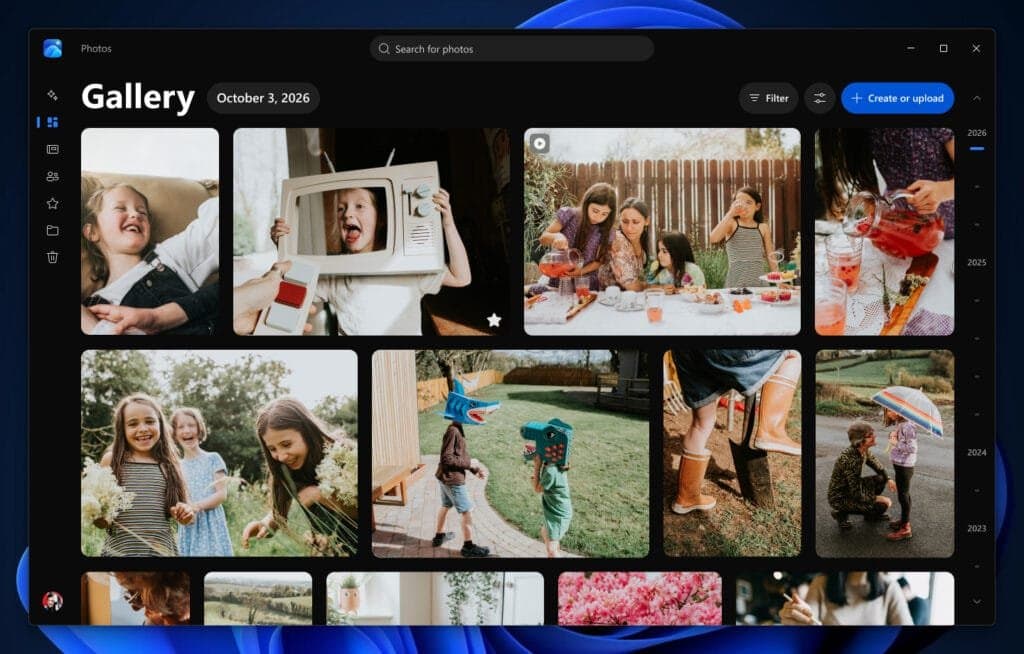 Microsoft redesenha o aplicativo Fotos para Windows 11 com novas galerias e ferramentas