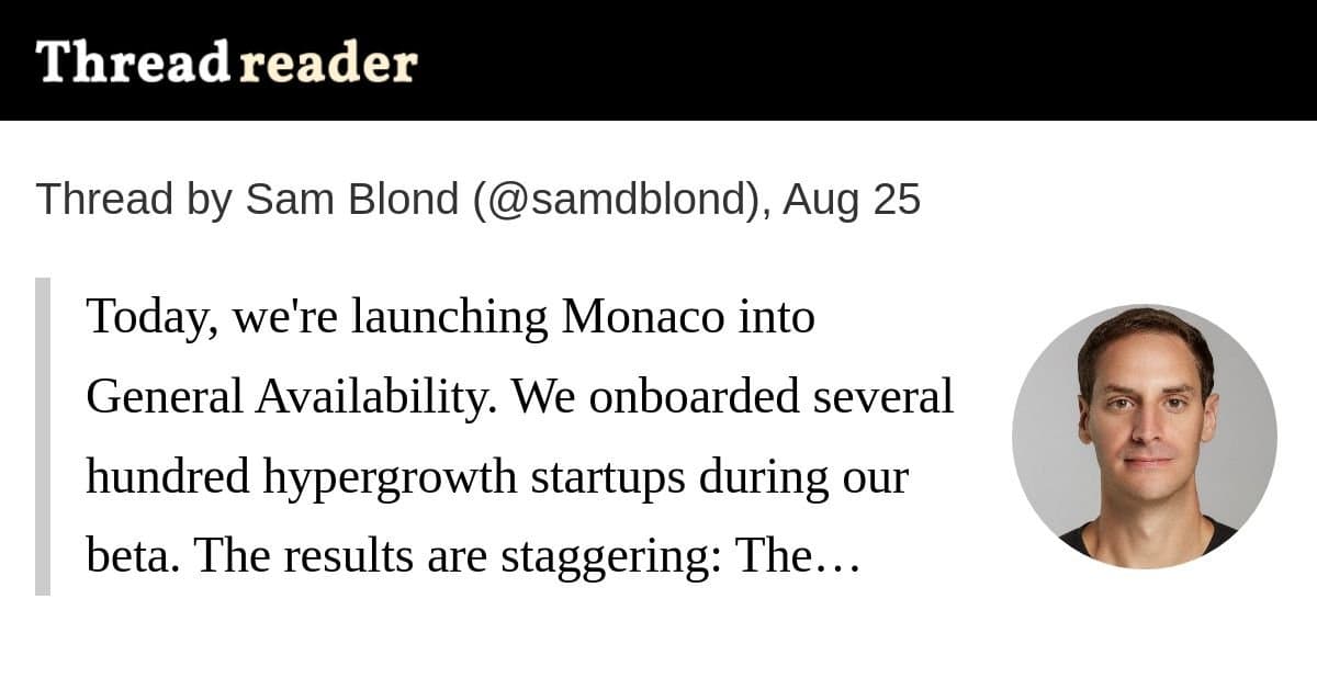 Monaco: plataforma de IA para vendas B2B que triplica reuniões e acelera receita