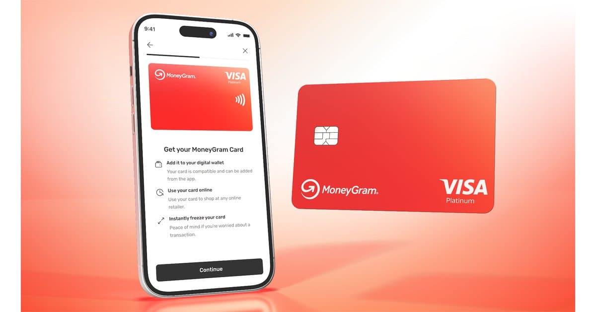 MoneyGram lança cartão com stablecoin, expandindo acesso a dinheiro digital