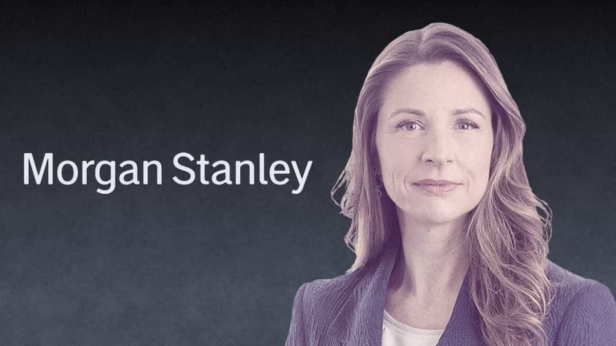 Amy Oldenburg, Head of Digital Asset Strategy at Morgan Stanley