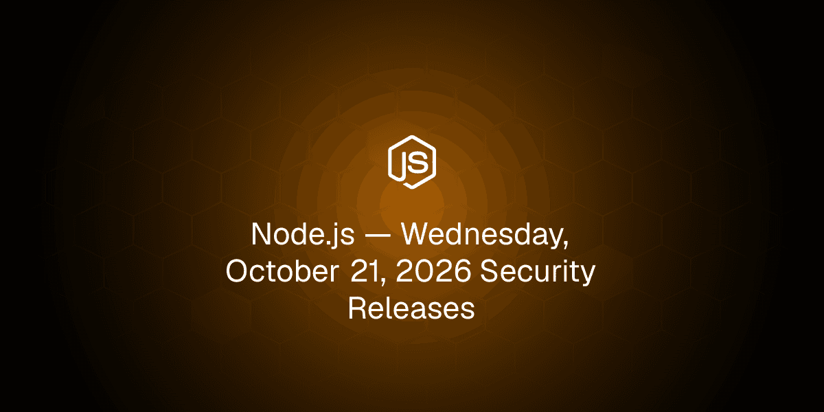 Node.js lança correções de segurança para as linhas 26.x, 24.x e 22.x, incluindo falha alta de RCE no decoder Brotli