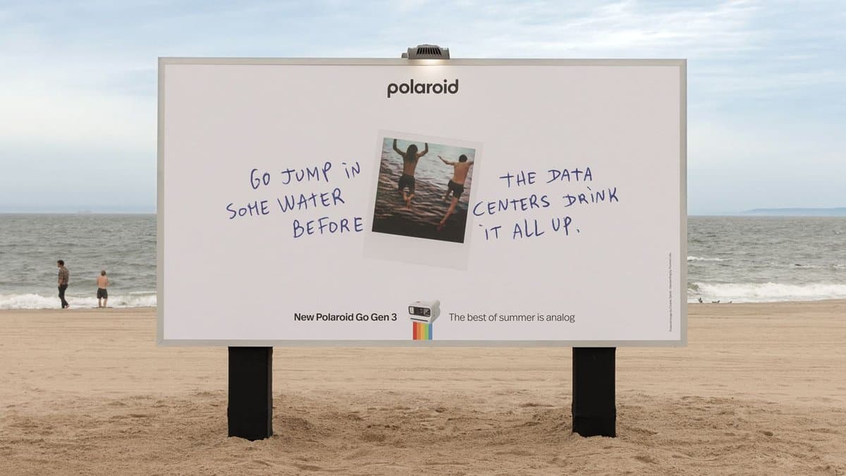 Polaroid resgata o valor do real em campanha minimalista contra o excesso de telas e IA