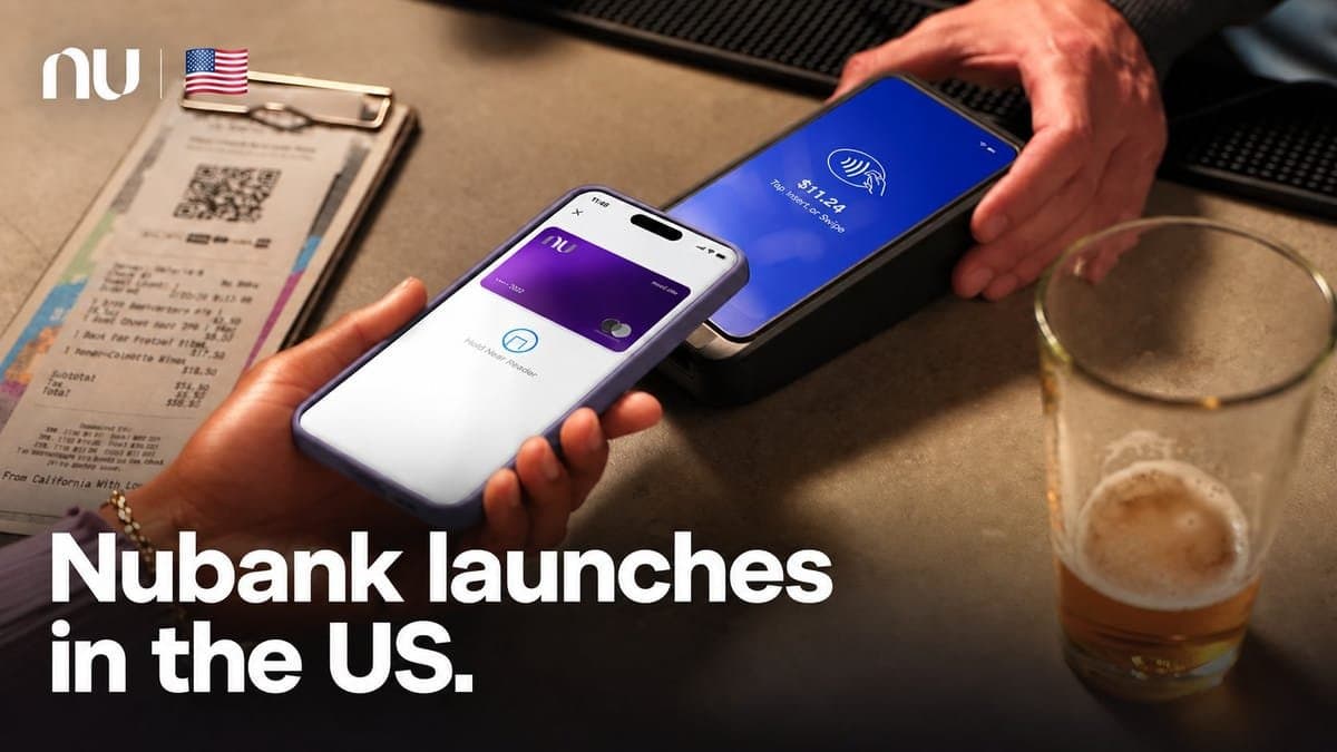 Nubank lança operação nos EUA com conta digital e cartão de crédito
