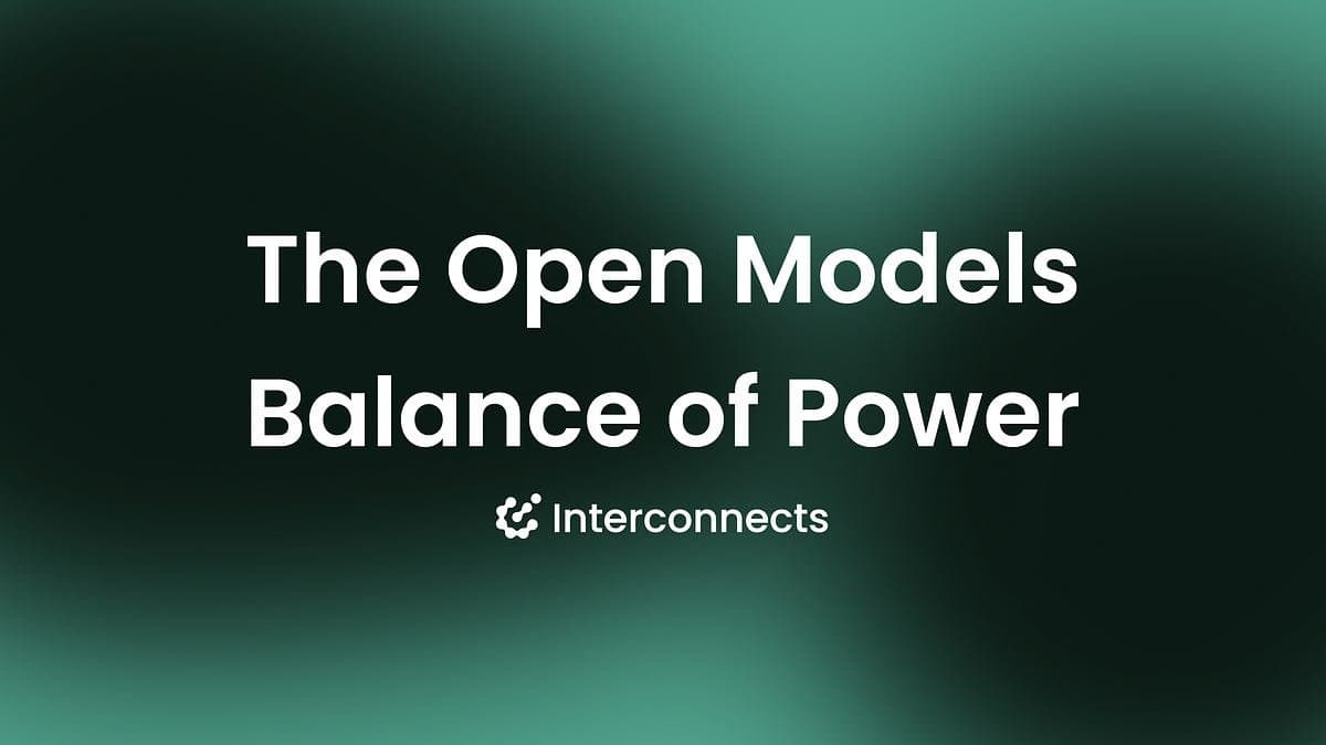 O atual balanço de poder nos modelos abertos de IA