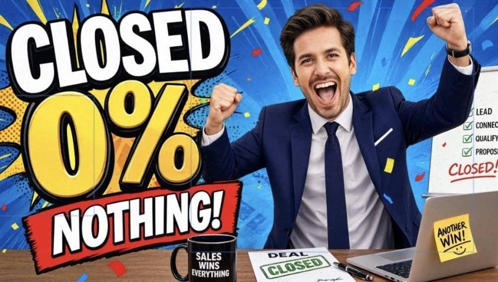 O Clube da Meta 0% (e por que o mesmo vendedor medíocre atinge 70% em uma empresa e 0% na sua)