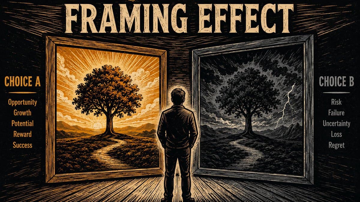 O Efeito Framing na UX: Fatos Idênticos, Decisões Opostas
