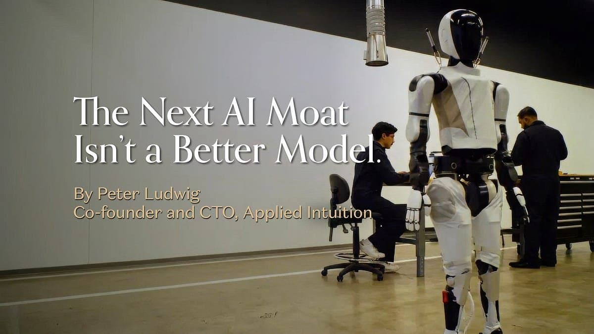 O próximo moat da IA não é um modelo superior