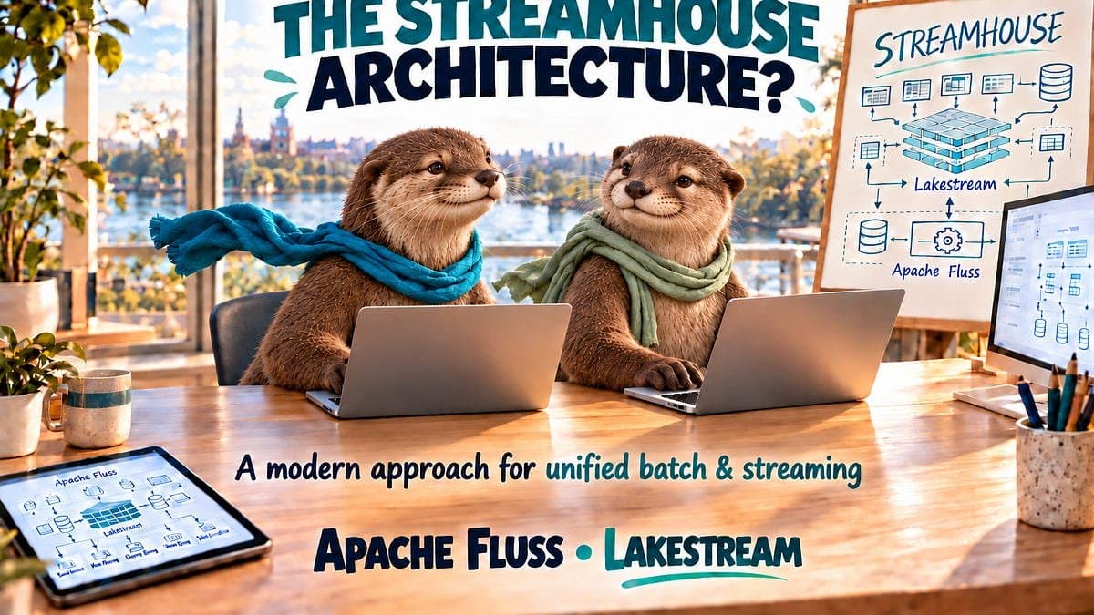 O que Define a Arquitetura Streamhouse da Apache Fluss?
