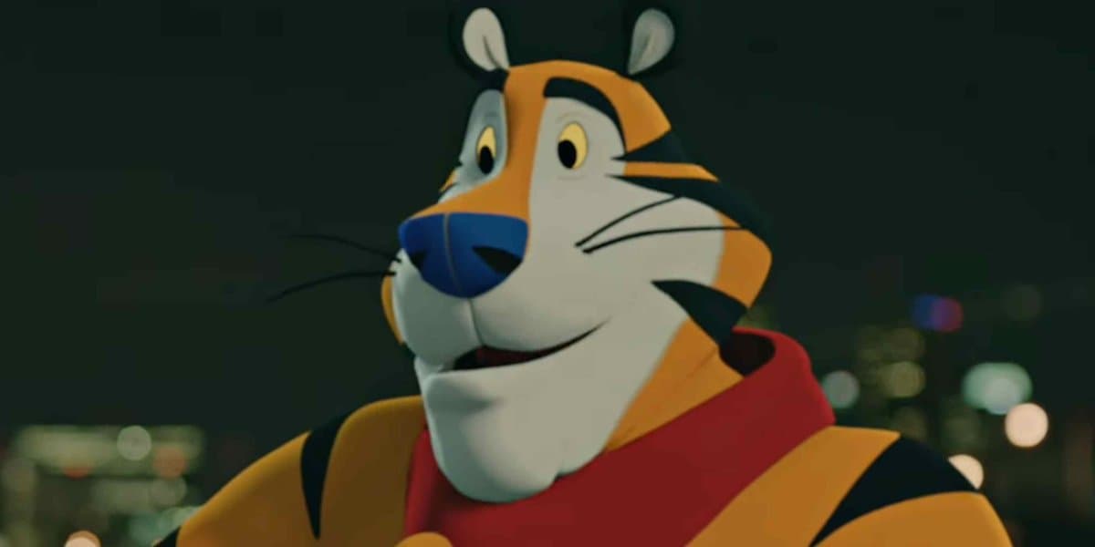 A digitally revamped Frosties’ Tony the Tiger (Tony is Back!/Youtube)