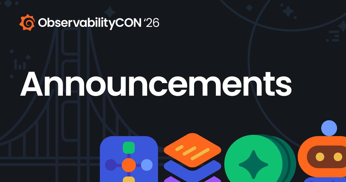 ObservabilityCON 2026: guia com todos os anúncios da Grafana Labs