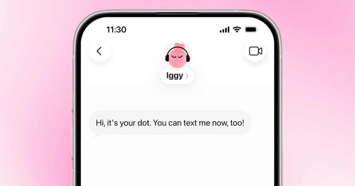 OpenAI agora permite enviar mensagens de texto para o agente ChatGPT Dot resolver tarefas