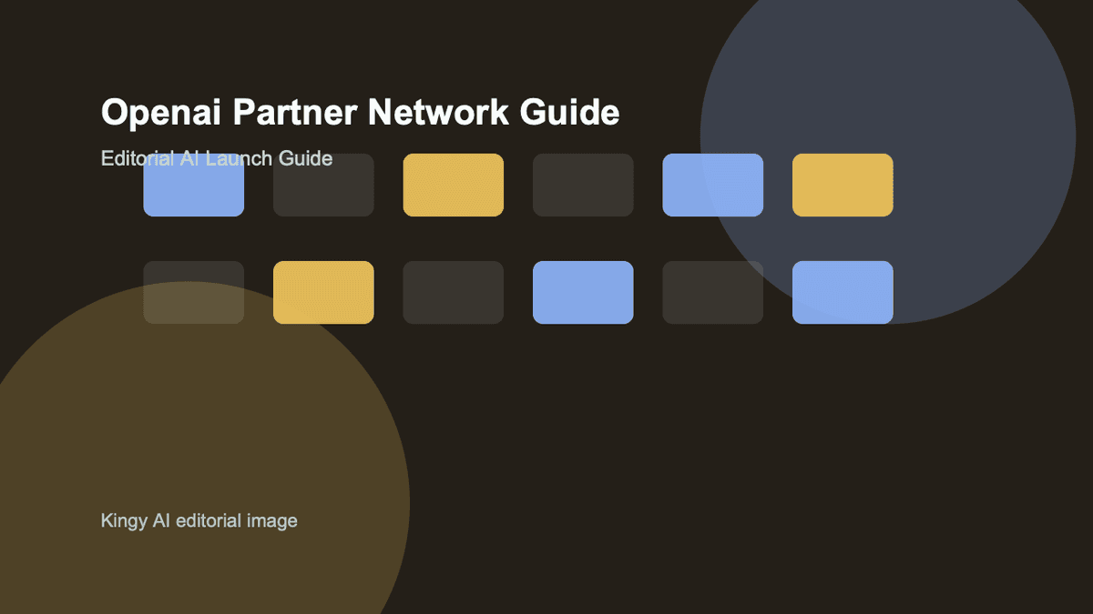 AI-generated editorial featured image for OpenAI Partner Network