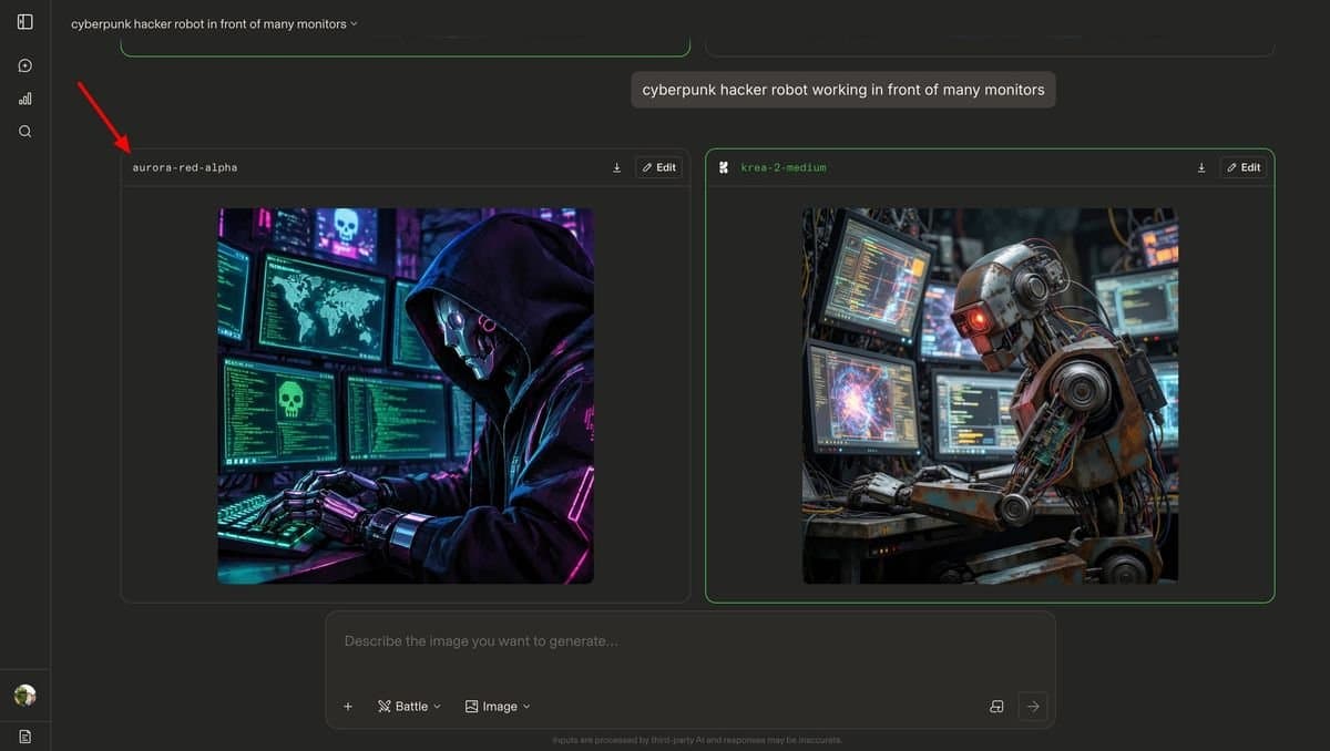 OpenAI testa discretamente o novo modelo de imagem Aurora GPT em Arena