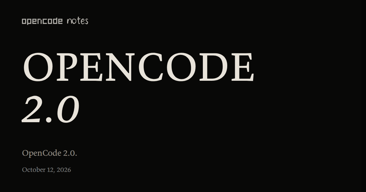 OpenCode 2.0 redefine agentes de codificação com nova arquitetura de serviço e API redesenhada