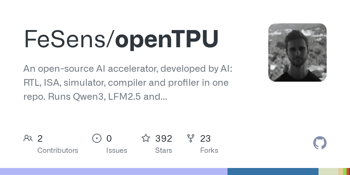 OpenTPU: Acelerador de IA Completo e Open-Source com RTL e Compilador
