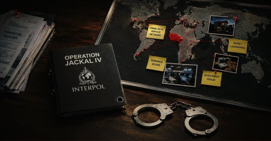 Operação Jackal IV da INTERPOL prende 58 e identifica 263 em repressão a fraudes cibernéticas globais