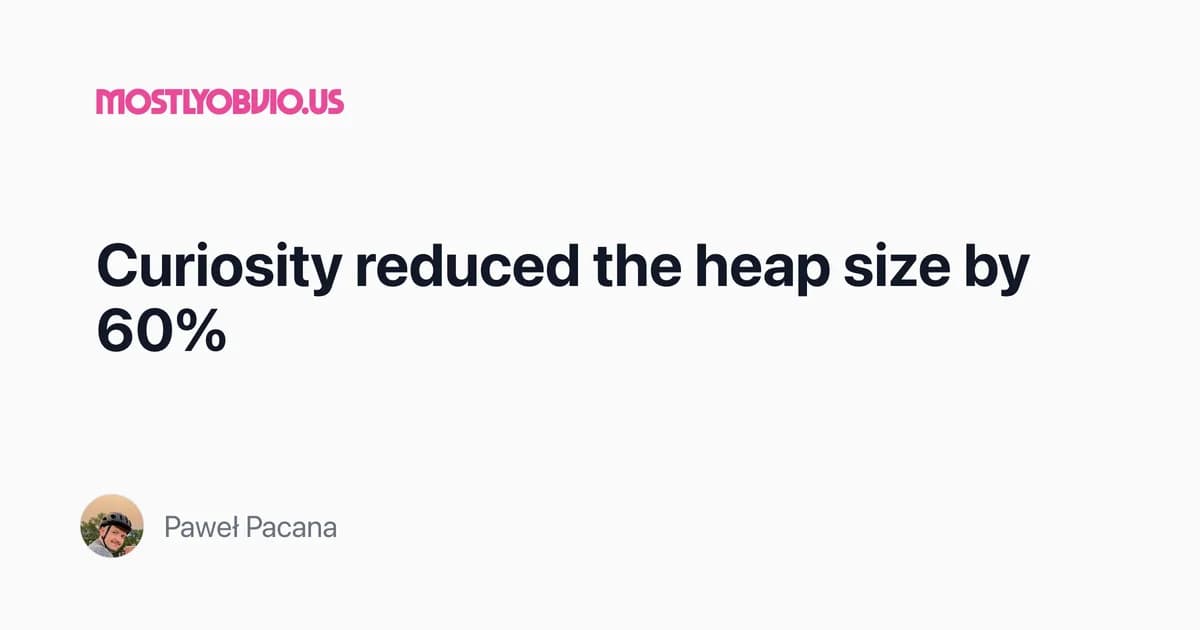 Otimização de heap: OpenTelemetry AWS e Ruby tem tamanho de heap reduzido em 60%