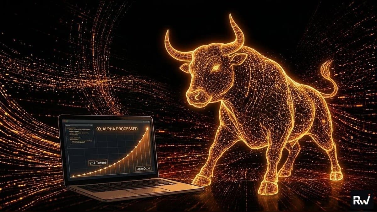 Ox Alpha processa 26 trilhões de tokens na OpenCode e quebra recorde de lançamento do OpenRouter