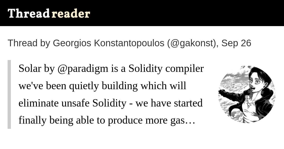 Paradigm lança Solar: o compilador Solidity que supera Solady sem Assembly