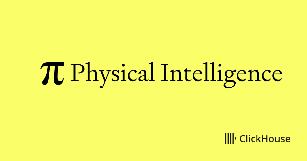 Physical Intelligence unifica sua stack de dados de robótica com Postgres e ClickHouse