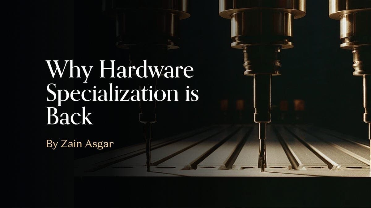Por que o hardware especializado voltou à pauta
