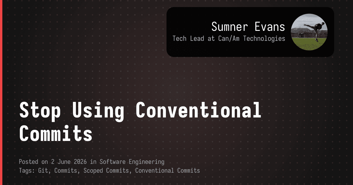 Por que os conventional commits podem não ser a melhor prática