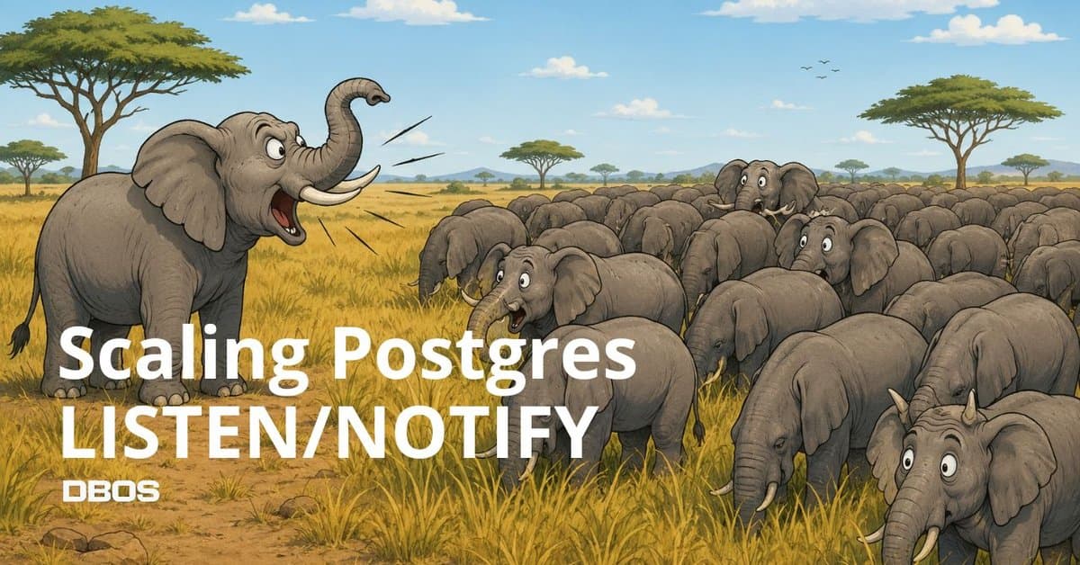 Postgres LISTEN/NOTIFY: Escalabilidade Aprimorada para Notificações em Tempo Real