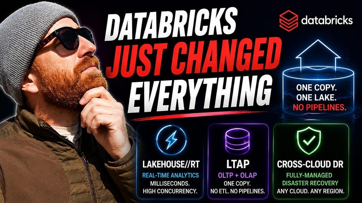 Databricks anuncia Lakehouse//RT e LTAP no Data + AI Summit 2026 para unificar dados em tempo real