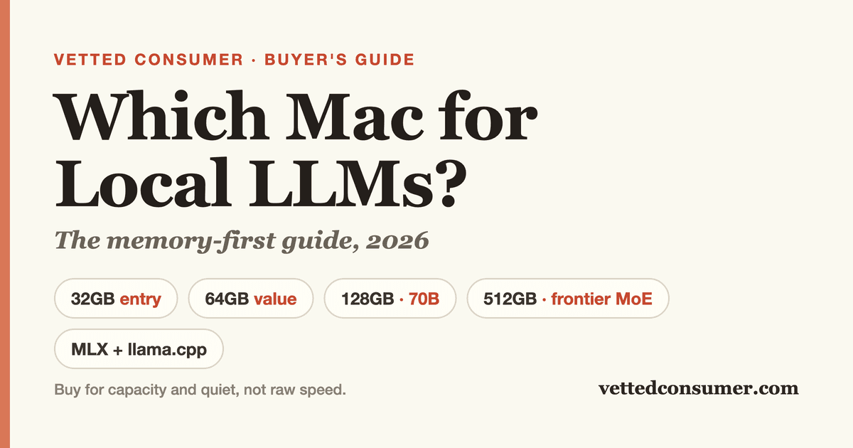 Qual Mac Comprar para Rodar LLMs Localmente em 2026? Um Guia Focado em Memória